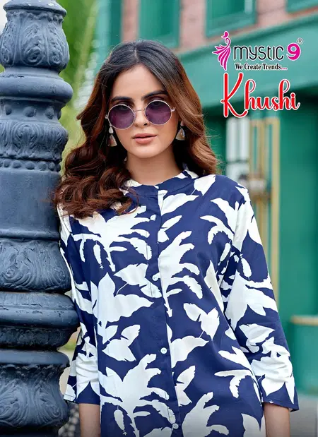 Khushi Vol 5 By Mystic 9 Viscose Printed Co Ord Set Wholesale Market In Surat